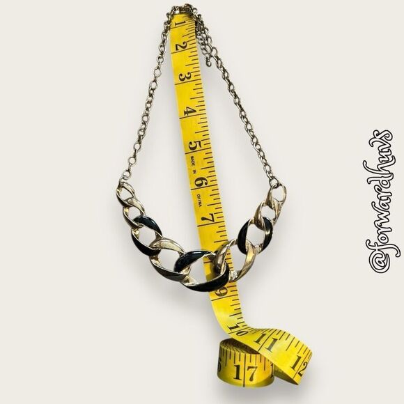 Bundle Sale 3 for $15 | Gold & Black Chain Necklace - Picture 5 of 8